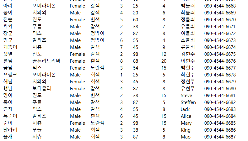 엑셀 팁 – 엑셀로 고객 관리 및 상담 기록 관리 (CRM)를 간단히 구현하기 – Filter 함수이용